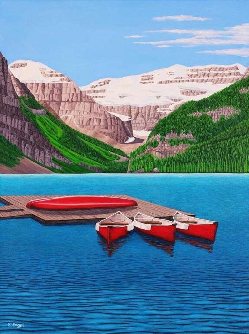 Barbara Engel - Summer On Lake Louise