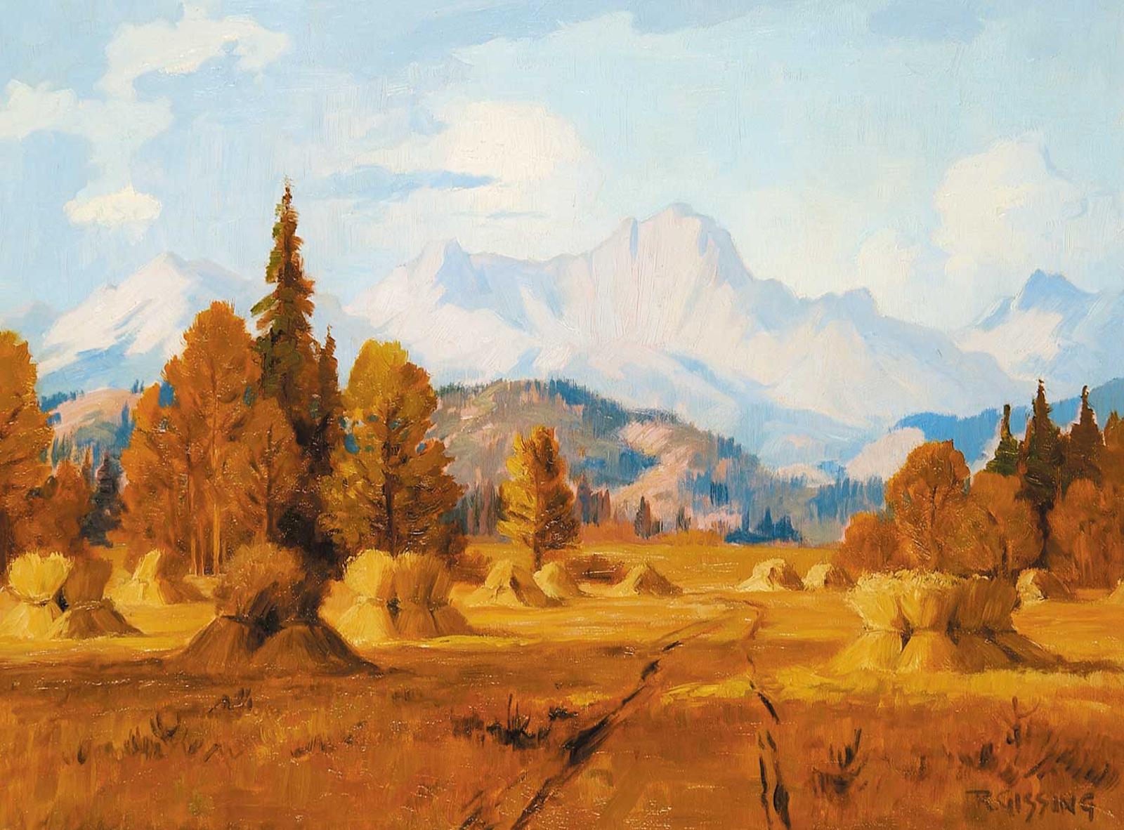 Roland Gissing (1895-1967) - Harvest, Highwood Valley