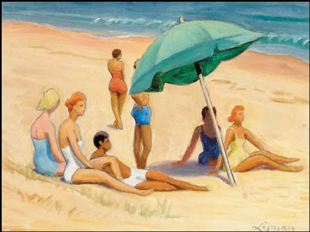 John Goodwin Lyman (1886-1967) - Group on Provincetown Beach