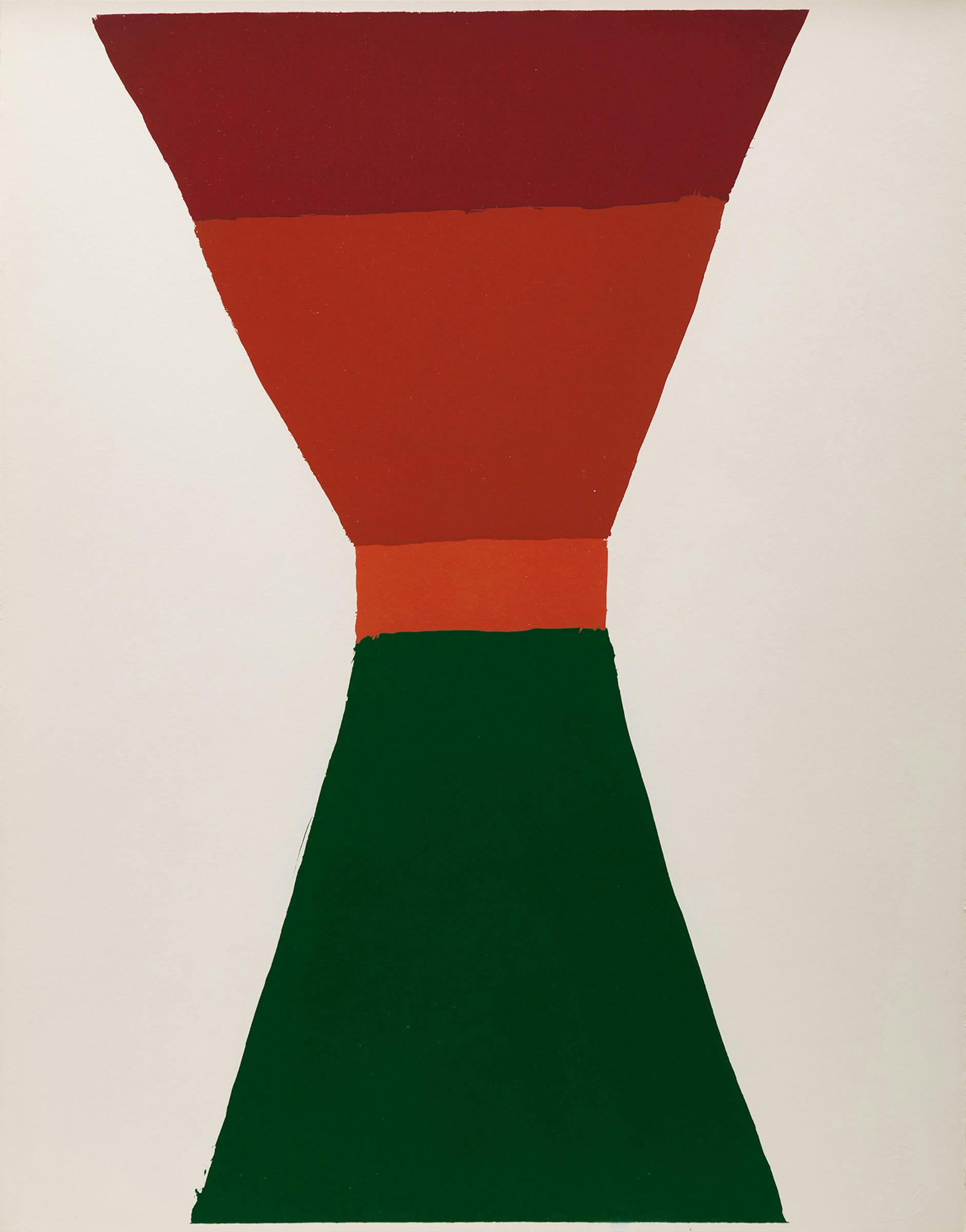 Jack Hamilton Bush (1909-1977) - Red Orange Green