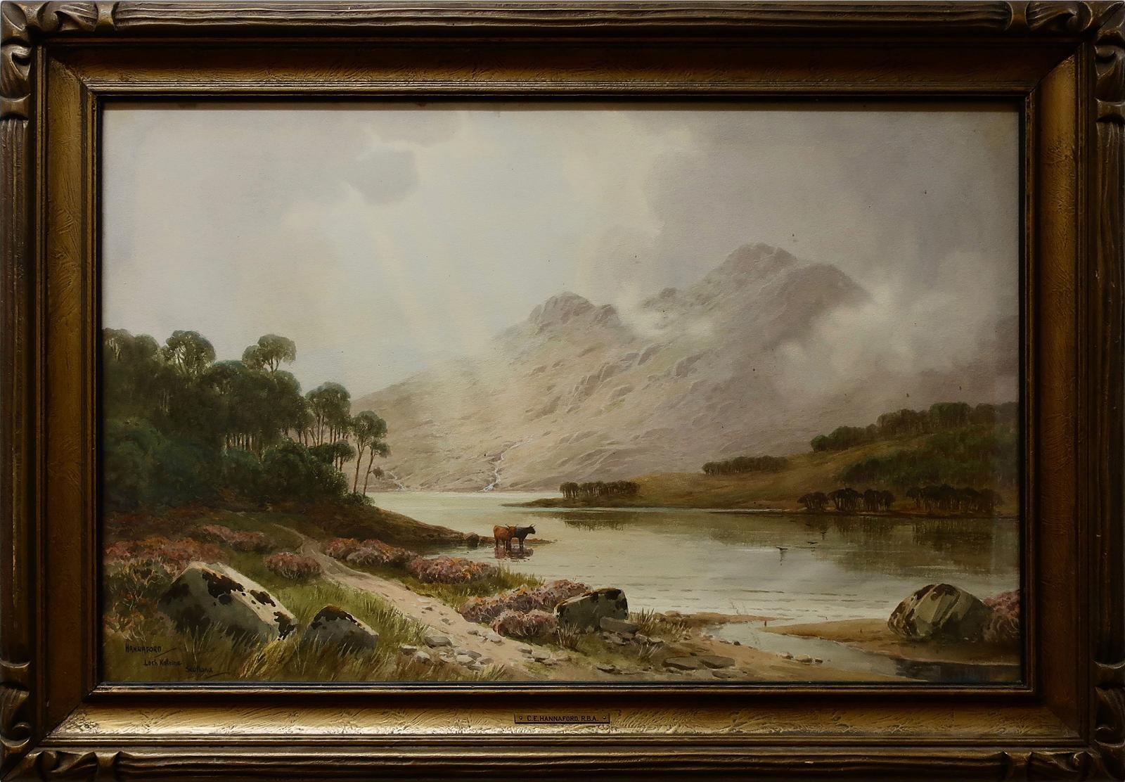 Charles E. Hannaford (1863-1955) - Loch Katrine, Scotland