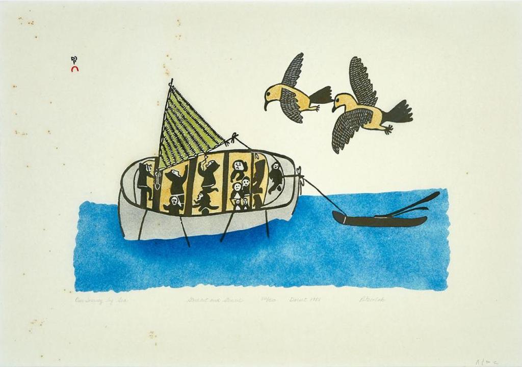 Pitseolak Ashoona (1904-1983) - Our Journey By Sea