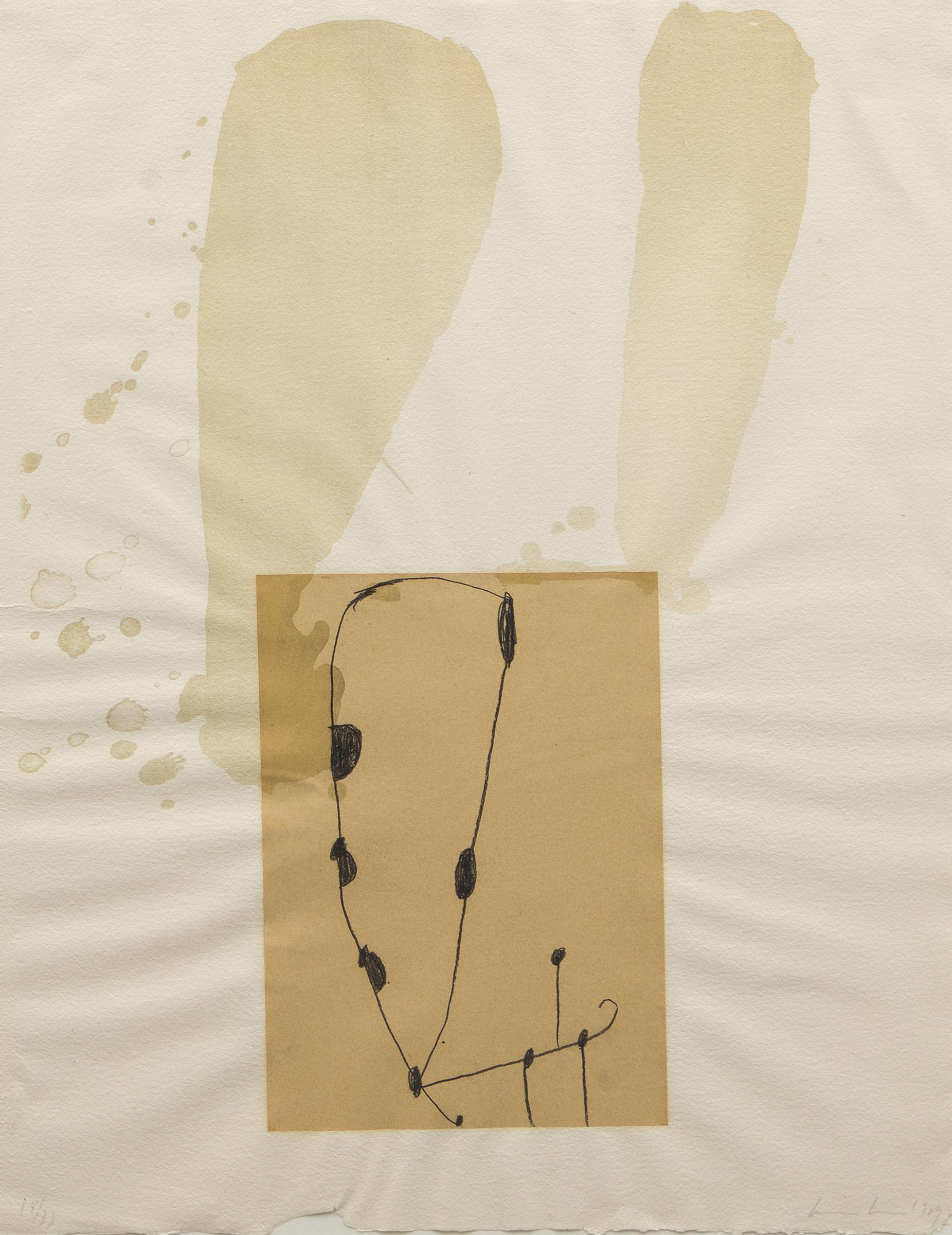 James Brown (1951) - Two Spots Drawing, 1989