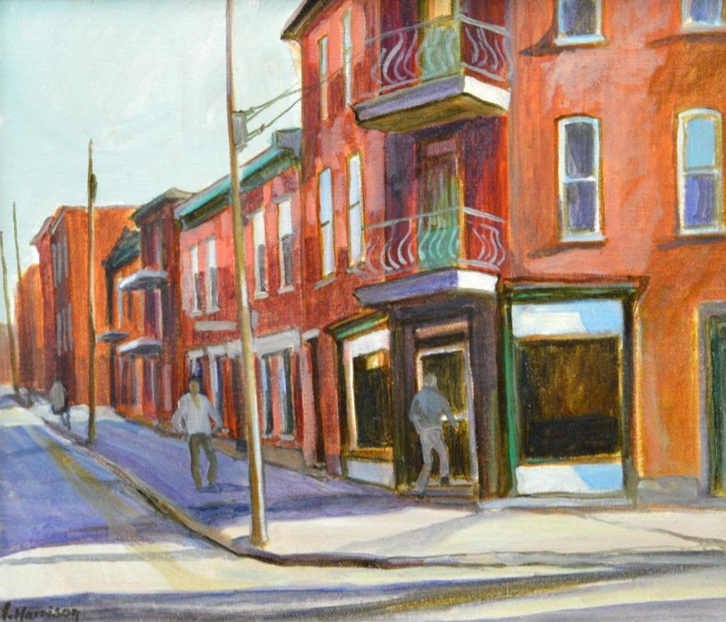 Ingrid Harrison (1935) - Montreal Street Scene