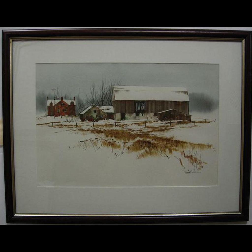 Jack Henry Reid (1925-2009) - Farm In Winter
