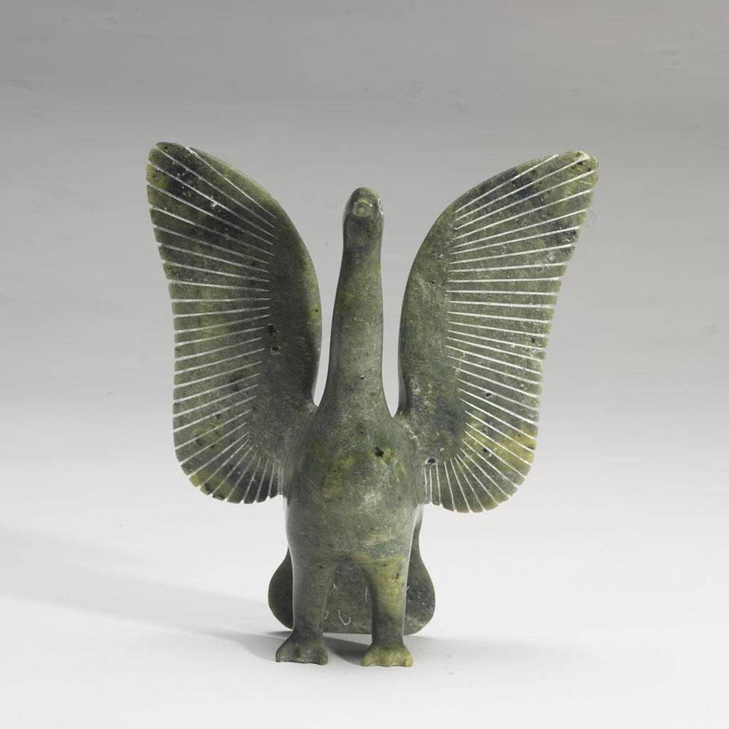 Abraham Etungat (1911-1999) - Bird With Upswept Wings