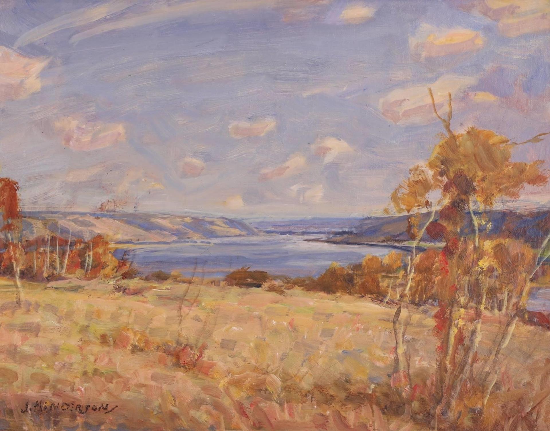 James Henderson (1871-1951) - View Over The Lake, Quappelle Valley