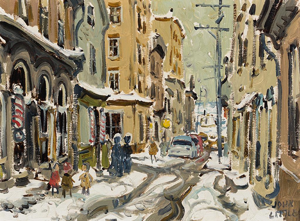 John Geoffrey Caruthers Little (1928-1984) - Rue sous le fort, Quebec