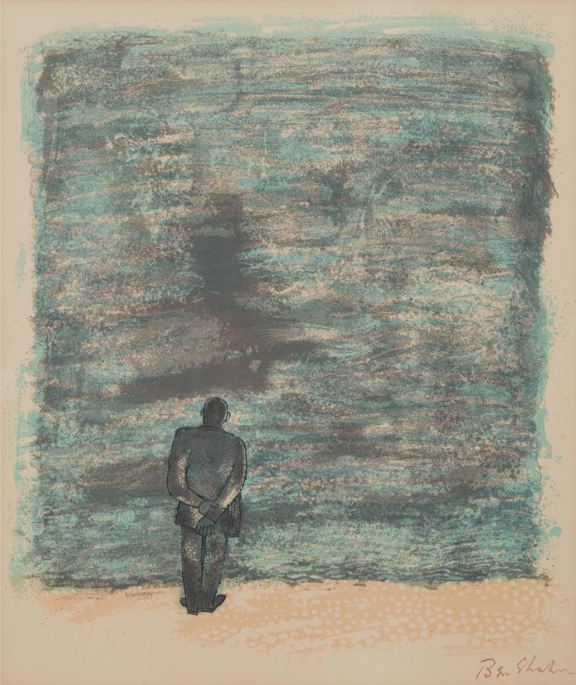 Ben Shahn (1898-1969) - Mornings By The Sea, From The Rilke Portfolio, 1968