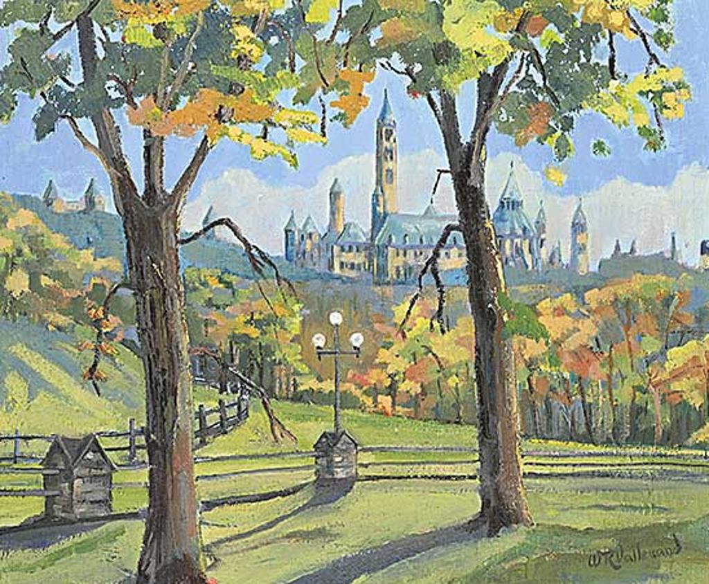 William Ronald Vallevand - The Houses of Parliament from Major's Hill Park