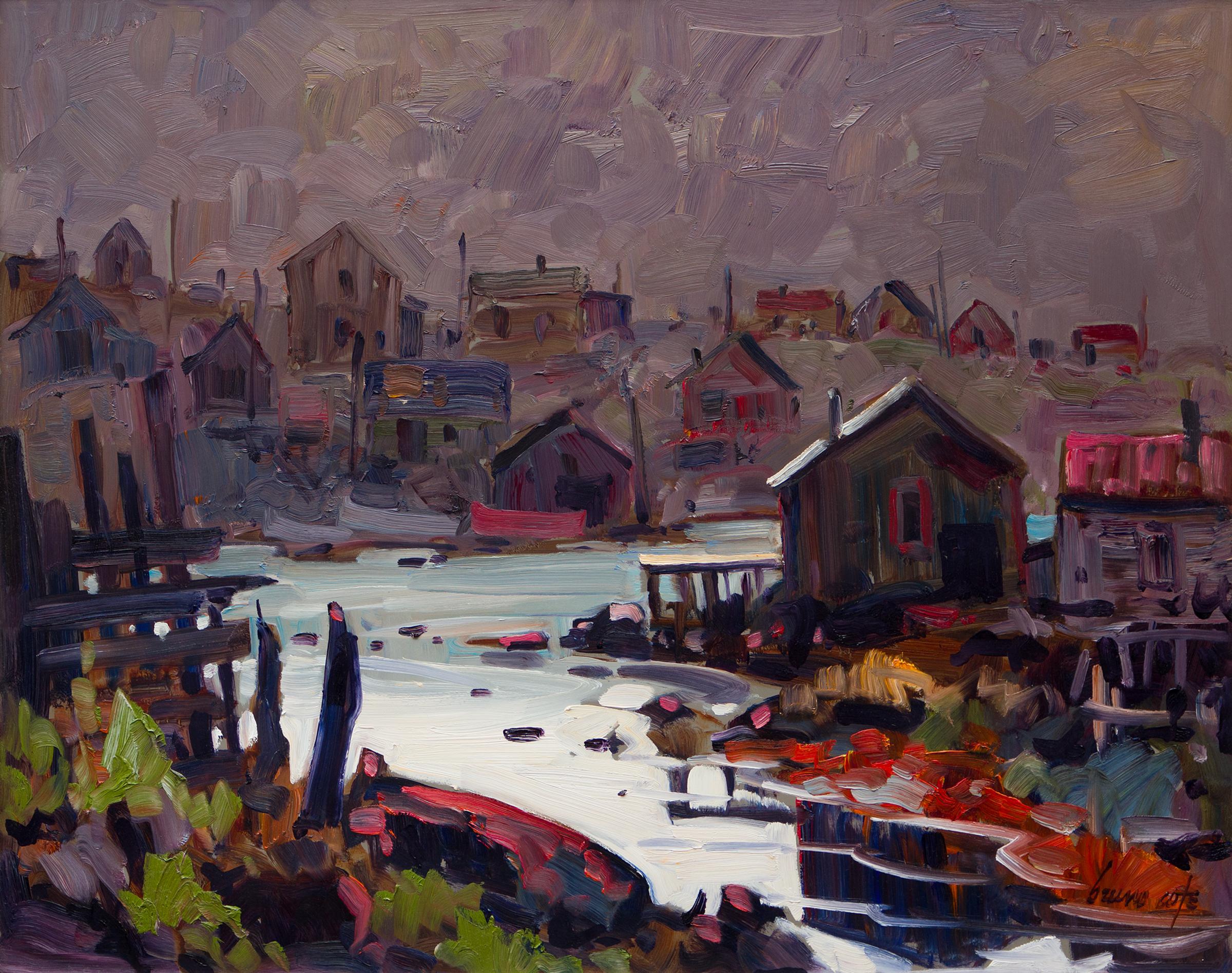 Bruno Cote (1940-2010) - Fishing Cove East, n.d.