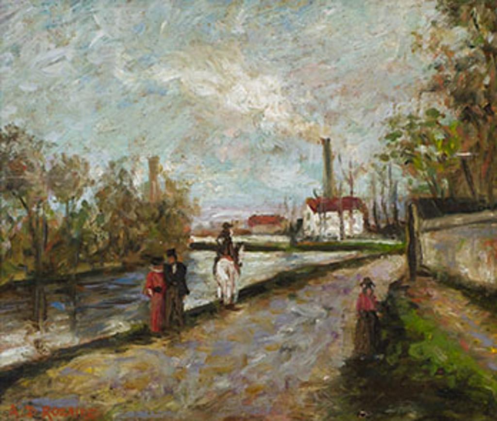 Arthur Dominique Rozaire (1879-1922) - La Promenade