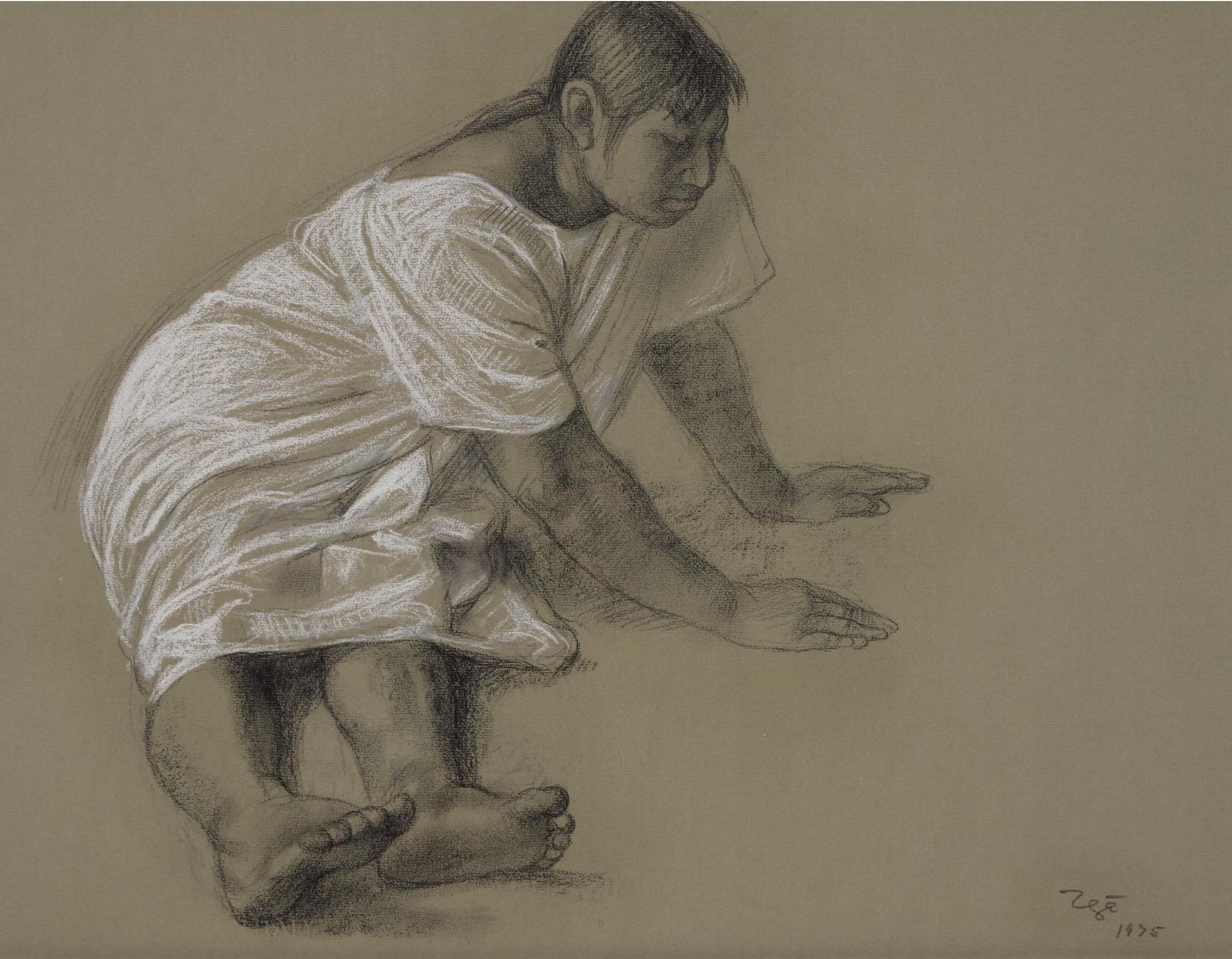 Francisco Zúñiga (1912-1998) - Untitled (Seated Woman), 1975