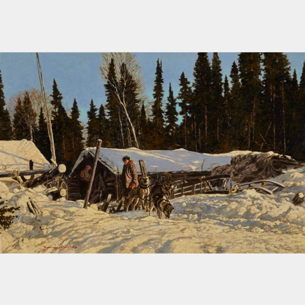 Frank (Franz) Hans Johnston (1888-1949) - Northern Morning In March, In The Northern Nipigon Country