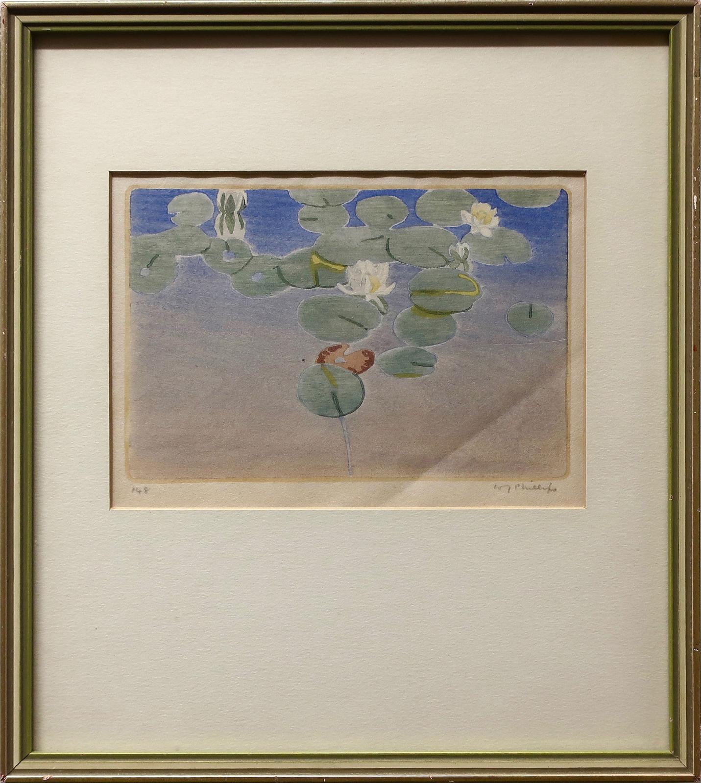 Walter Joseph (W.J.) Phillips (1884-1963) - Waterlilies