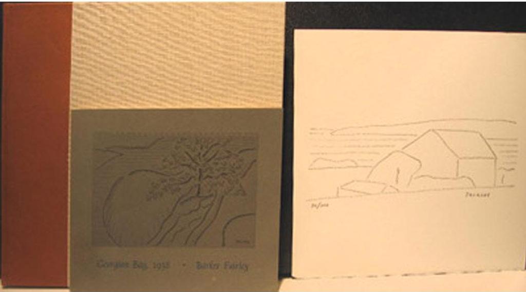 Barker Fairley (1887-1986) - Limited Edition Book 76/300, Includes 2 Signed Lithographs 76/300, In A Slipcase (Together With Barker Fairley - Georgian Bay, 1938)