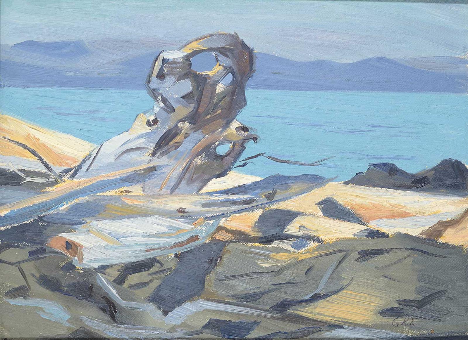 Gladys Kathleen Ewan (1911-1996) - Untitled - On the Rocks by the Sea