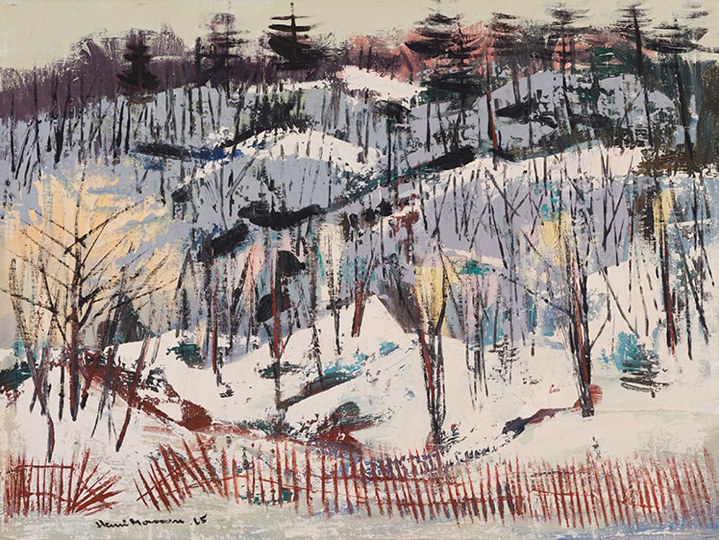 Henri Leopold Masson (1907-1996) - Snow Fence, Winter