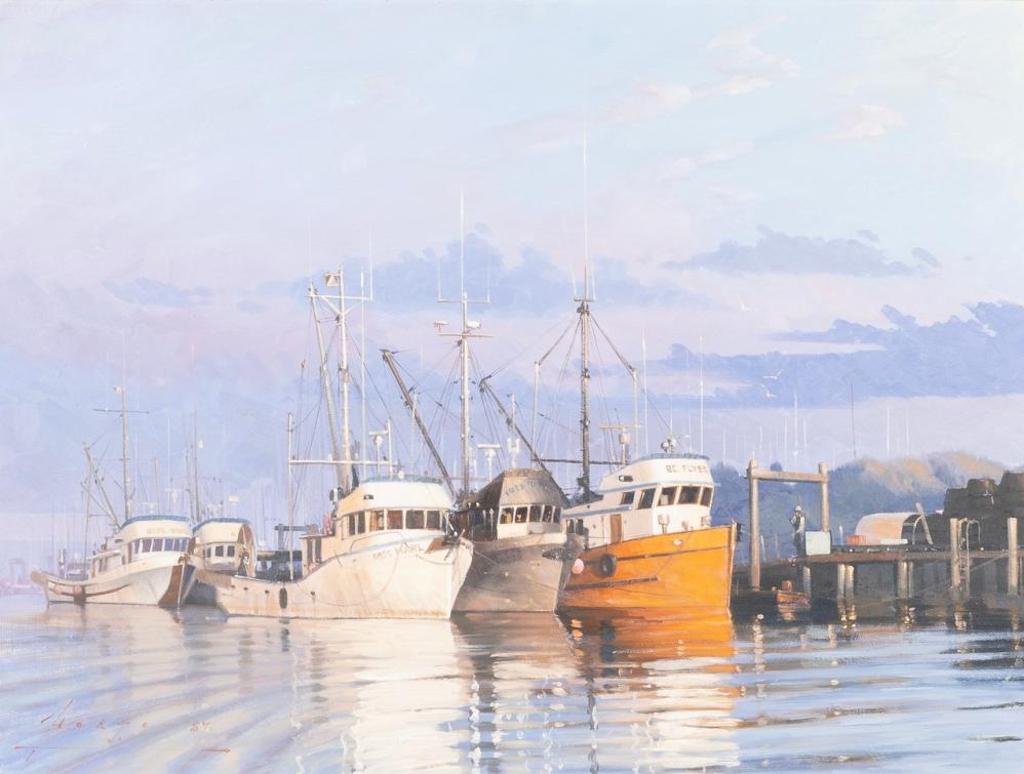 John M. Horton (1935-2002) - A Steveston Seine Dock