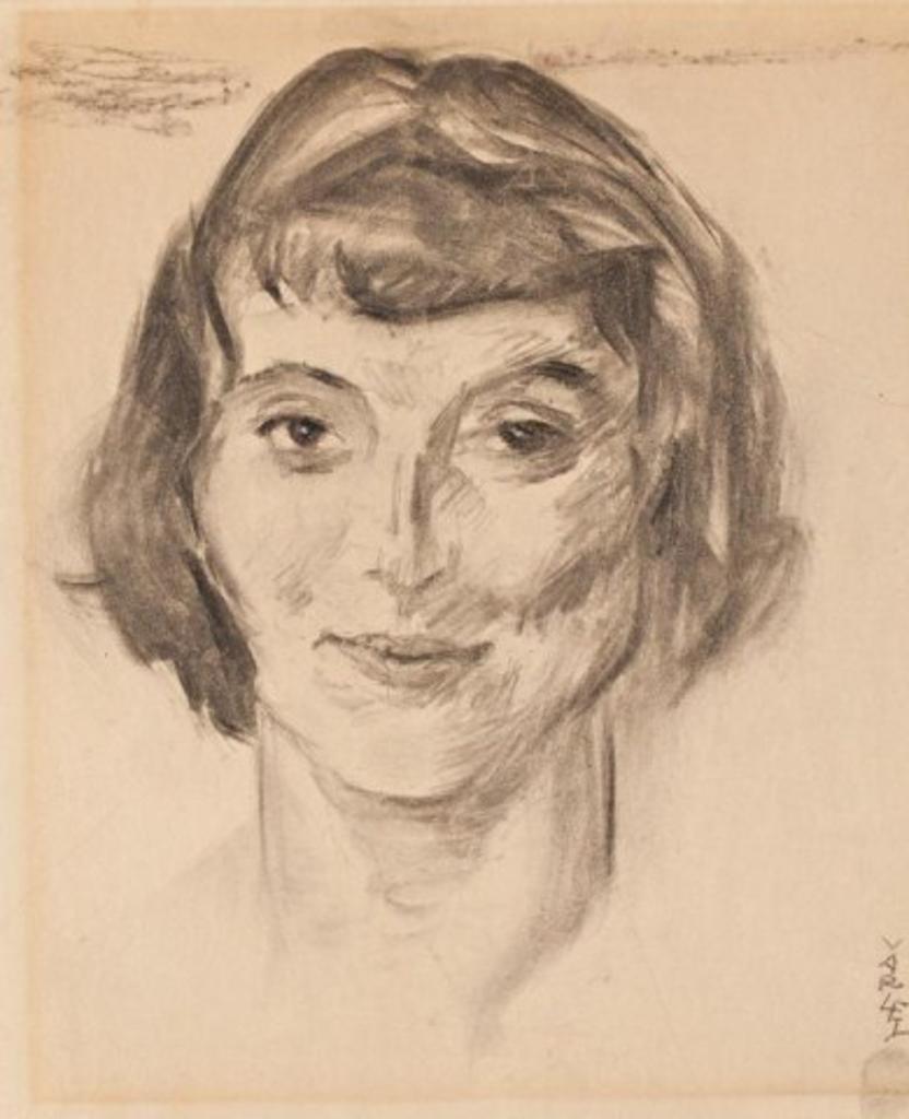 Frederick Horseman Varley (1881-1969) - Portrait of Gertrude