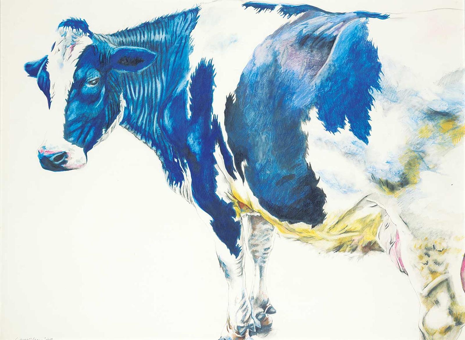 Gary Olson (1946) - Untitled - Holstein Cow