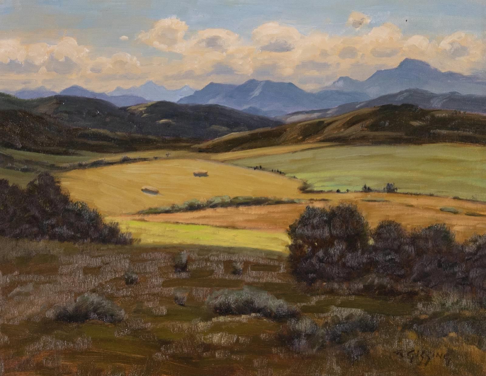 Roland Gissing (1895-1967) - Foothills Fields, Southwest Of Turner Valley; 1966
