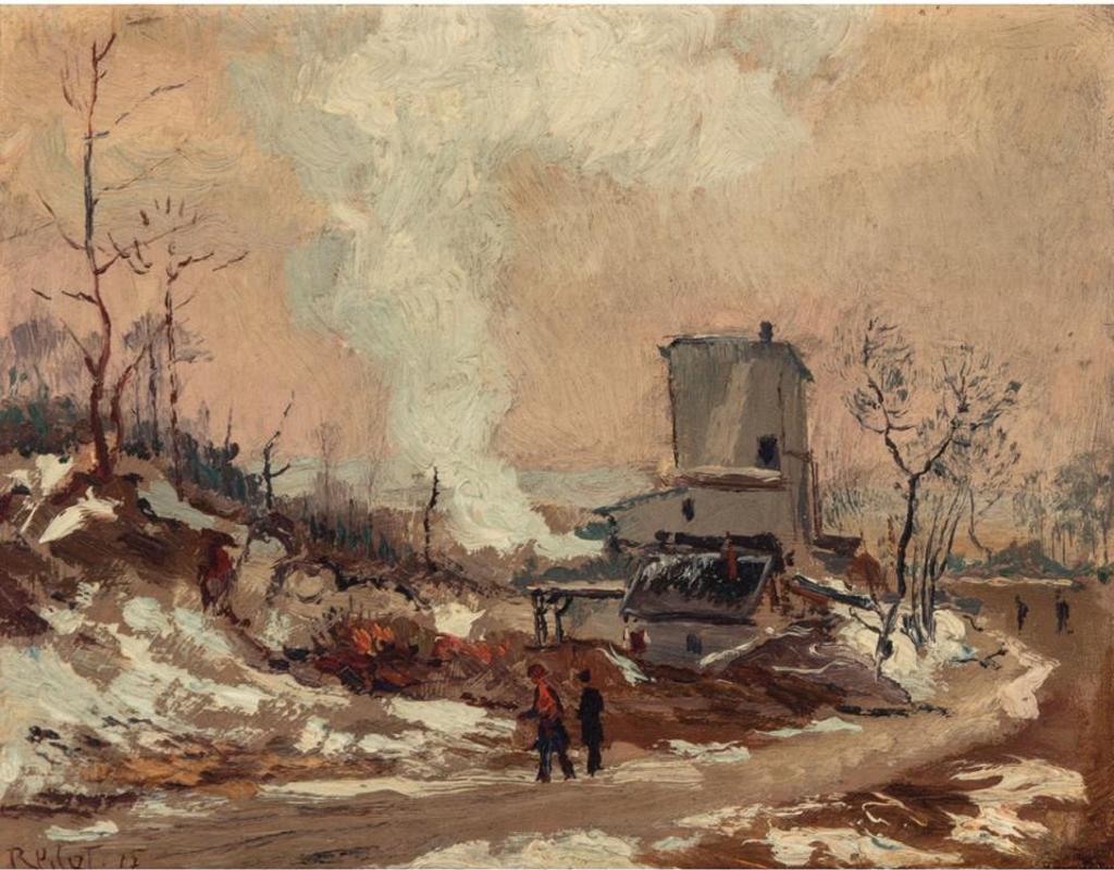 Robert Wakeham Pilot (1898-1967) - The C.N.R. Tunnel Shaft In Outremont