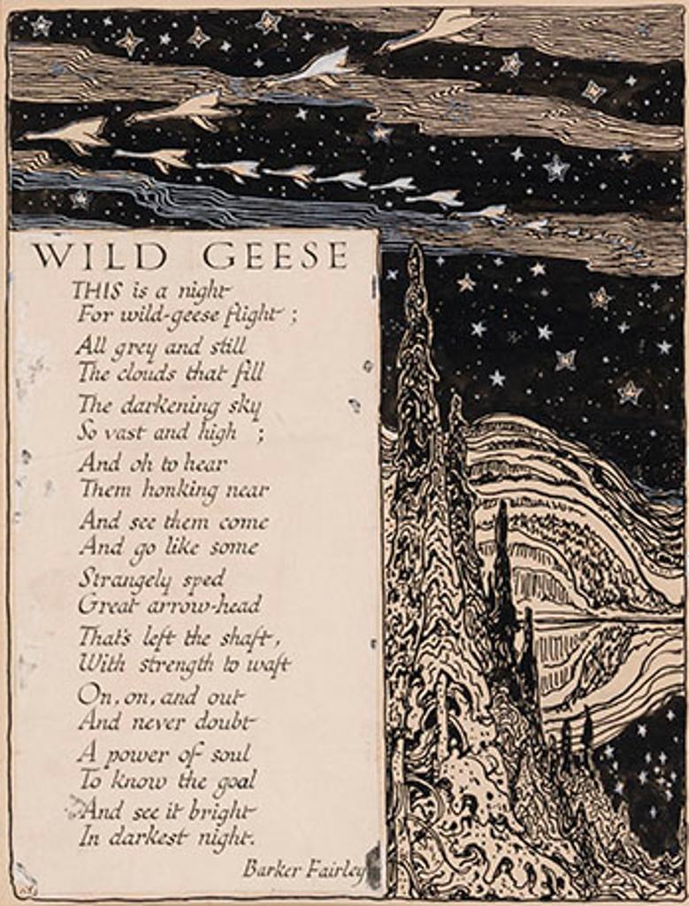 Alexander Young (A. Y.) Jackson (1882-1974) - Wild Geese
