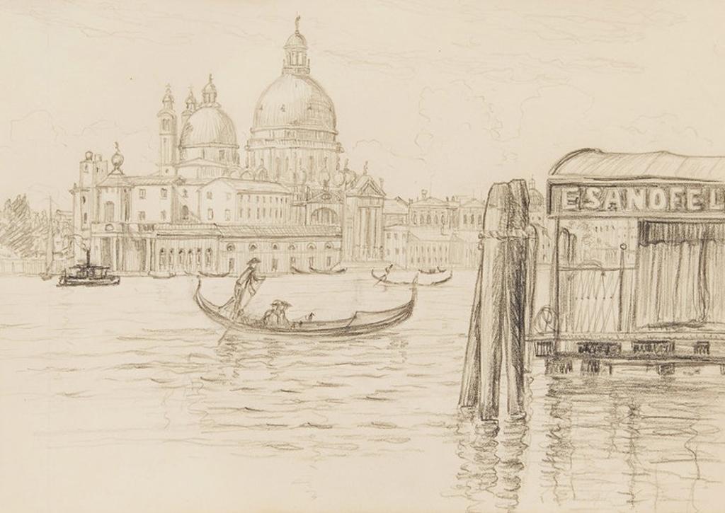 Caroline Helena Armington (1875-1939) - Santa Maria della Salute, Venice