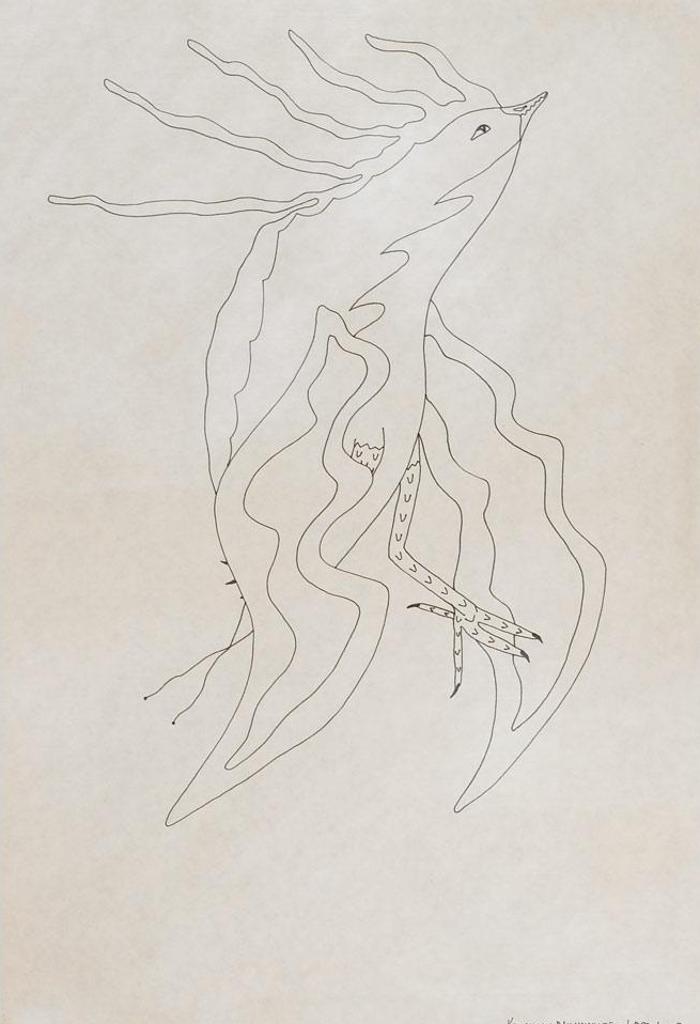 Kavavaow Mannomee (1958) - Untitled (Bird/Creature)