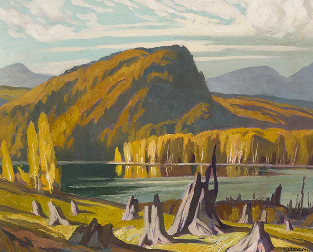 Alfred Joseph (A.J.) Casson (1898-1992) - Quiet Sundown, Halfway Lake