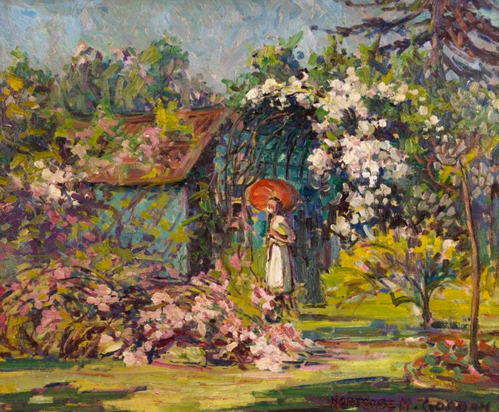 Hortense Crompton Mattice Gordon (1887-1961) - In The Garden
