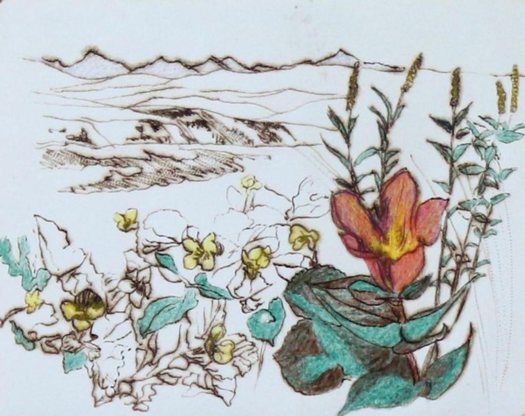 Joane Cardinal-Schubert (1942-2009) - Springtime In The Rockies