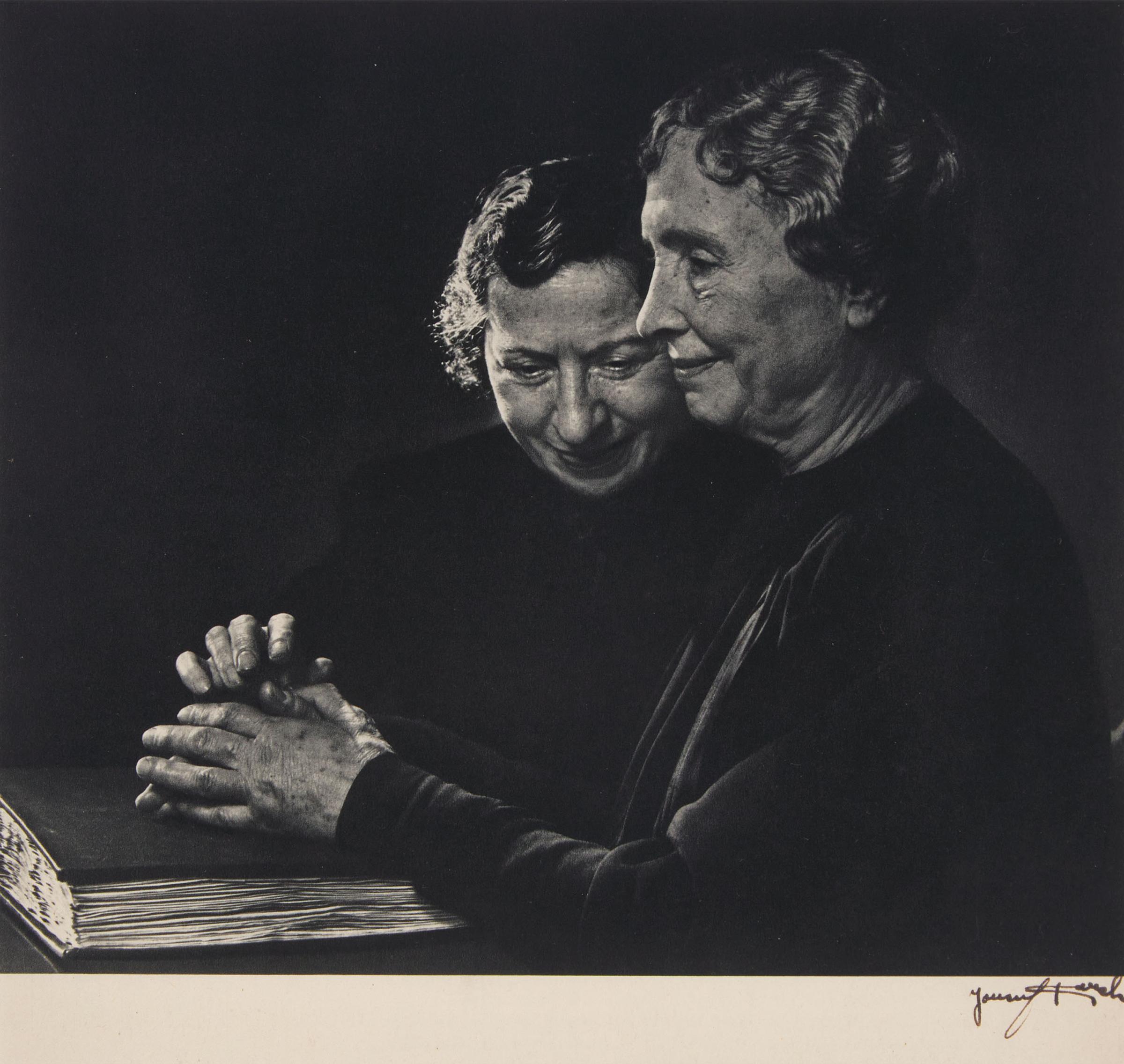 Yousuf Karsh (1908-2002) - Helen Keller And Polly Thomson, 1948