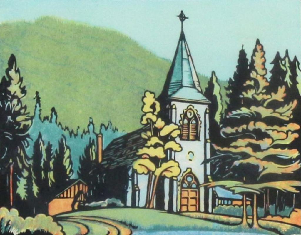 Margaret Dorothy Shelton (1915-1984) - St. Georges Church, Banff; 1978
