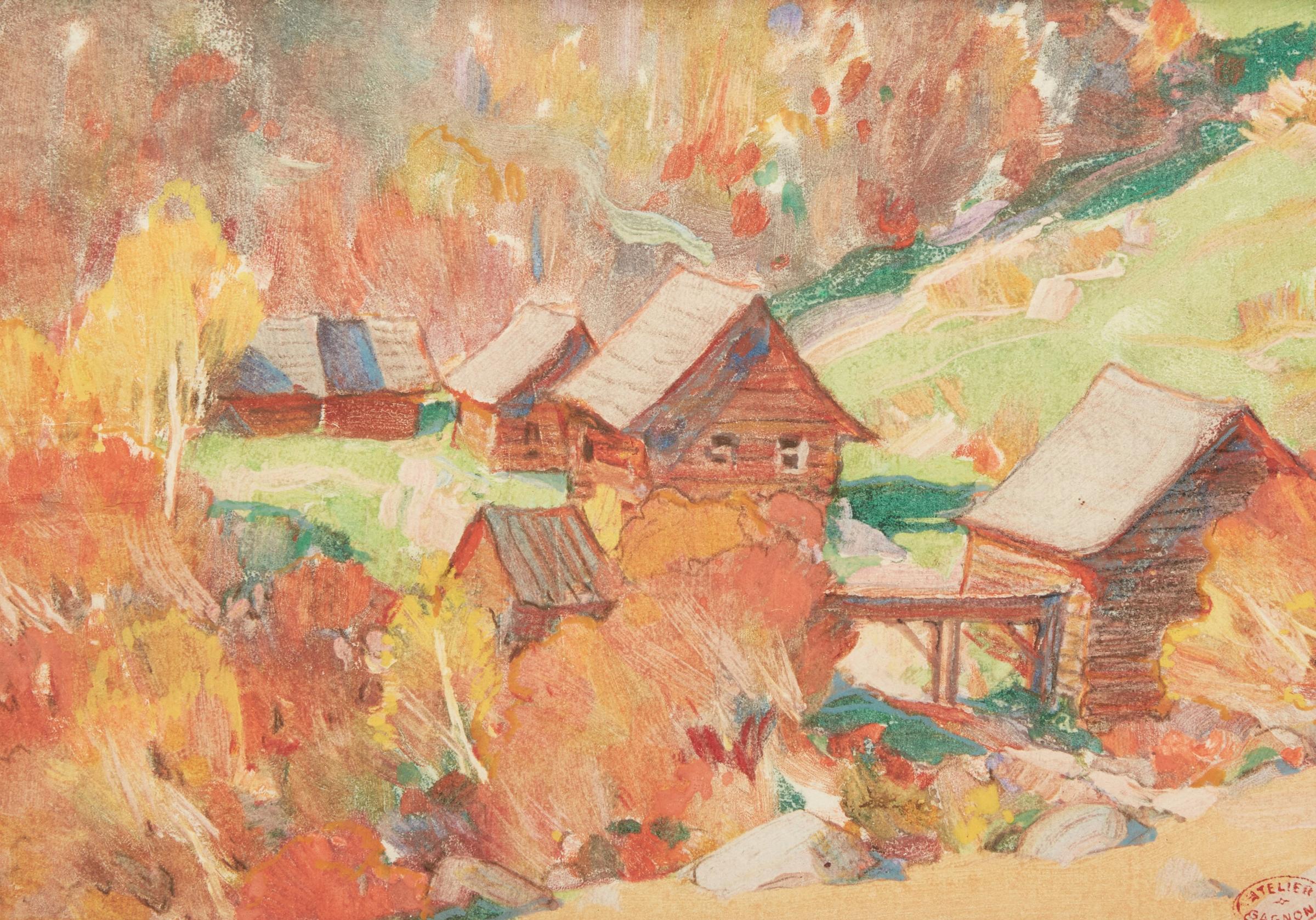 Clarence Alphonse Gagnon (1881-1942) - Moulin de la Martine, Baie St. Paul