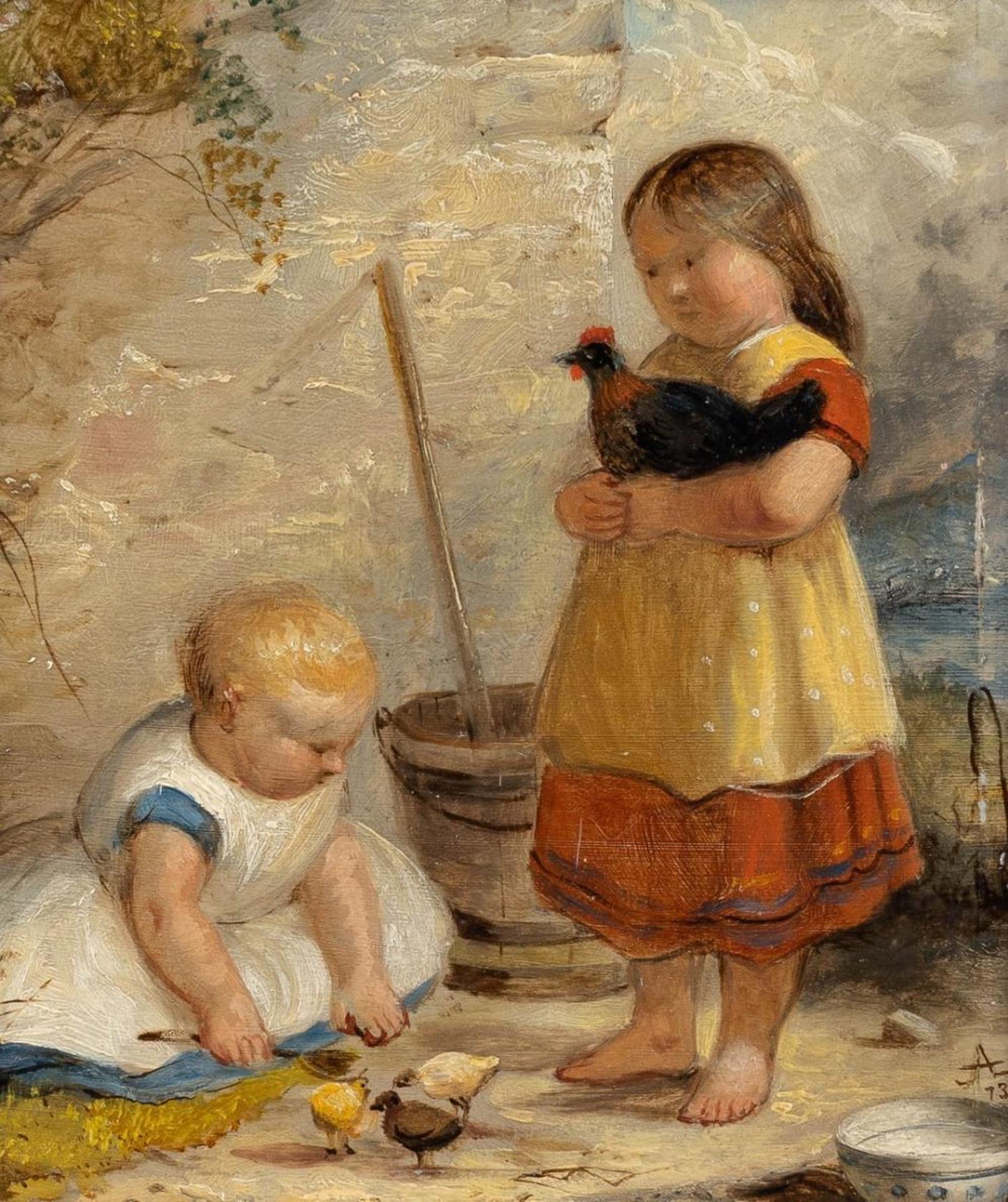 Alexander Leggett (1828-1884) - Little Girls
