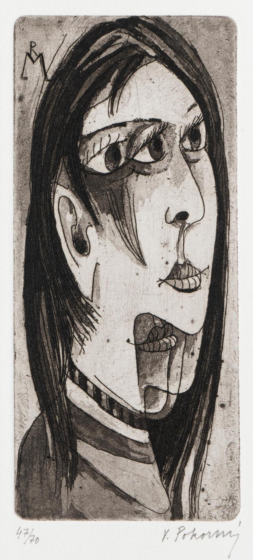 Vaclav Pokorny (1914-2005) - Untitled - Cubist Woman