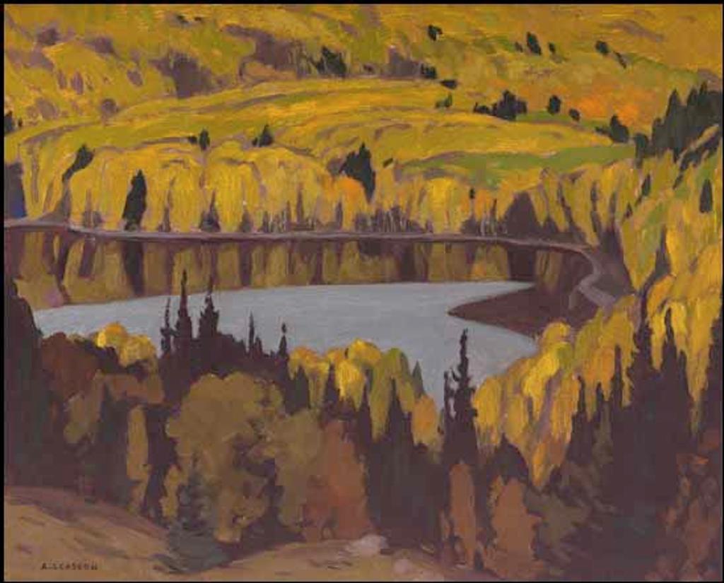 Alfred Joseph (A.J.) Casson (1898-1992) - Carson Lake, October, Madawaska River Country