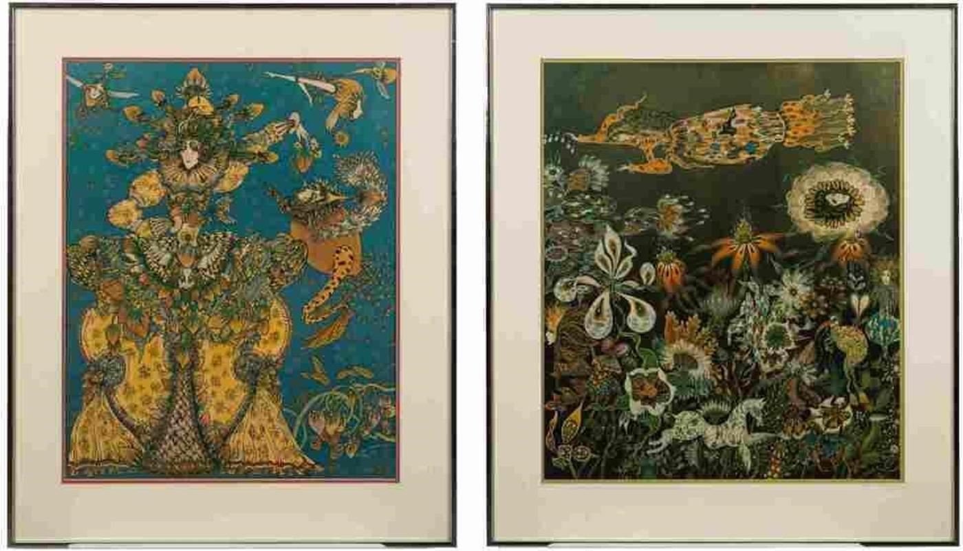 Toller Cranston (1949-2015) - Pair of works by Toller Cranston