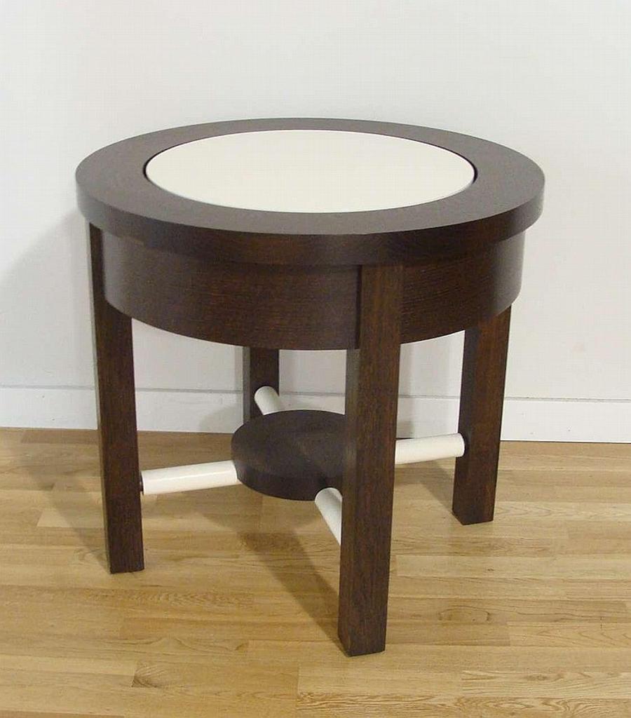 Roy McMakin (1956) - WOODEN TABLE SCULPTURE oak and lacquered