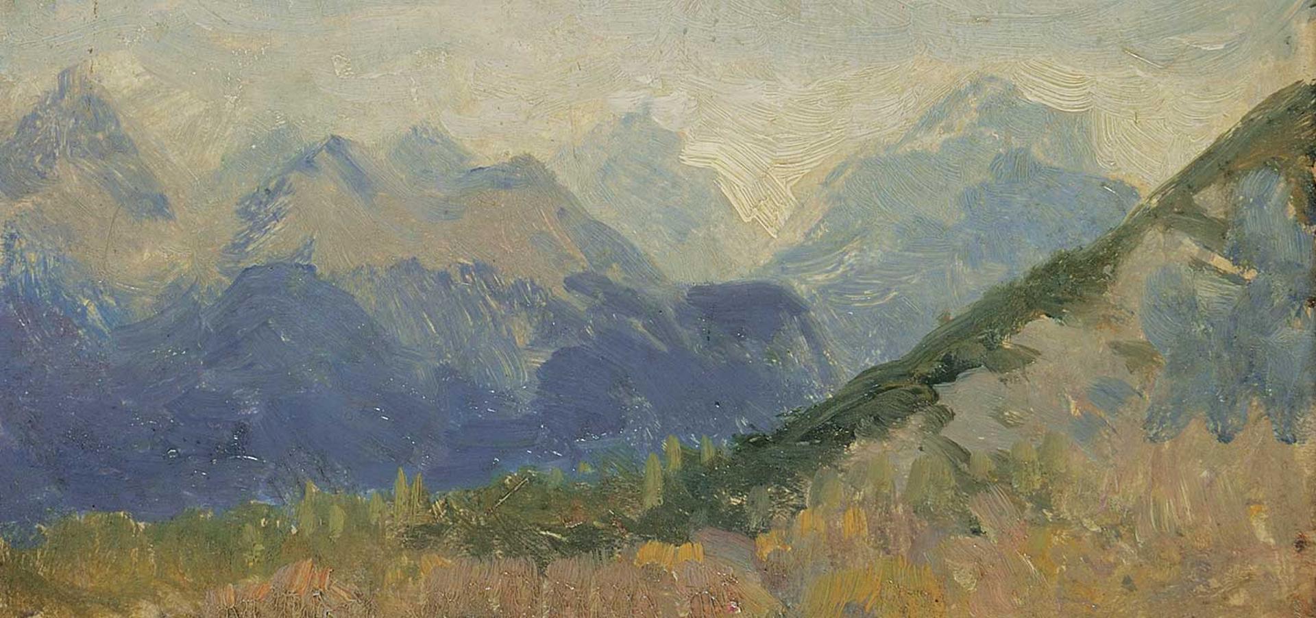 Frederic Martlett Bell-Smith (1846-1923) - Selkirk Mts. Sketch