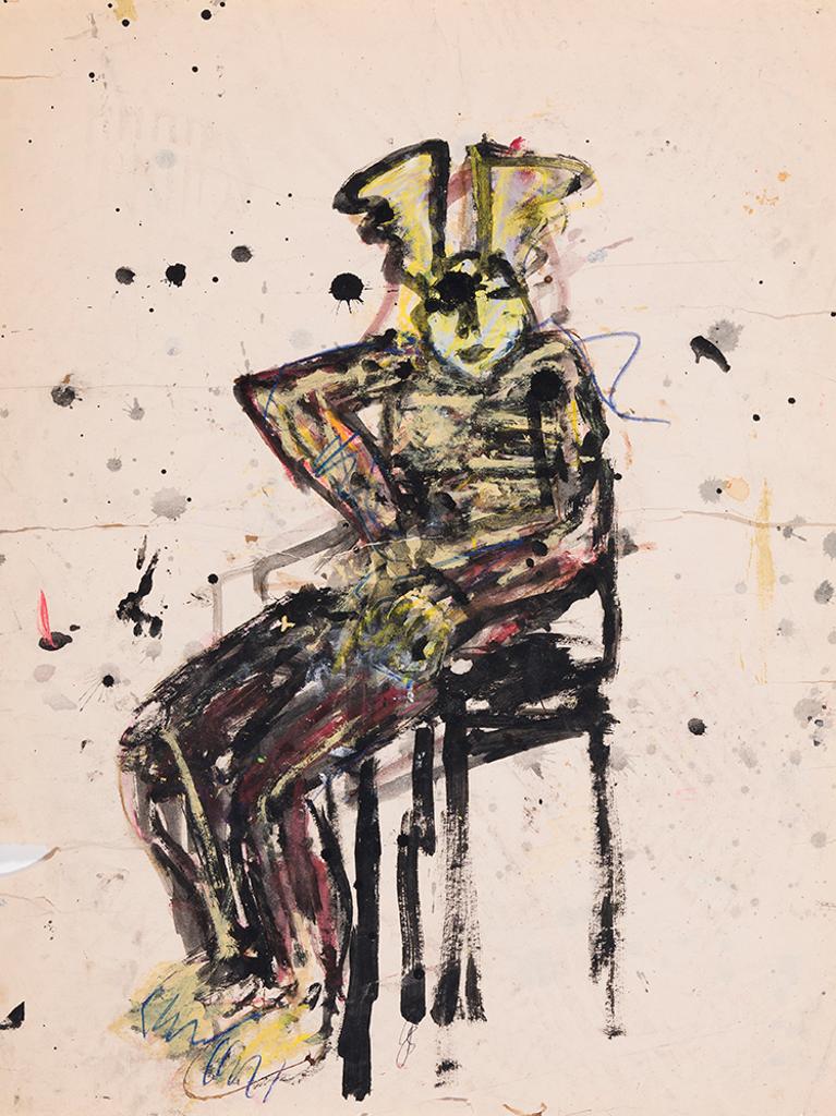 John Tarrell Scott (1950-2007) - Bunny Man on Chair