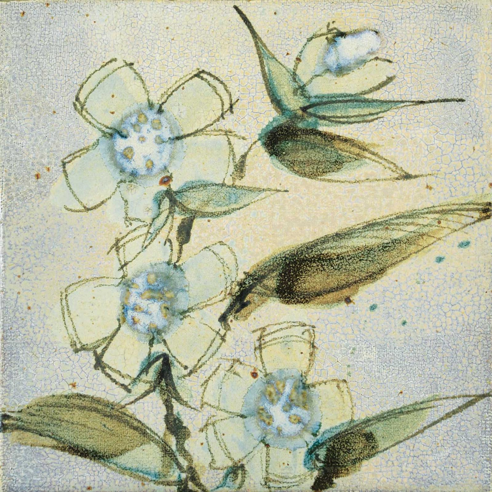 Robin Hopper (1939-2017) - Floral Plaque