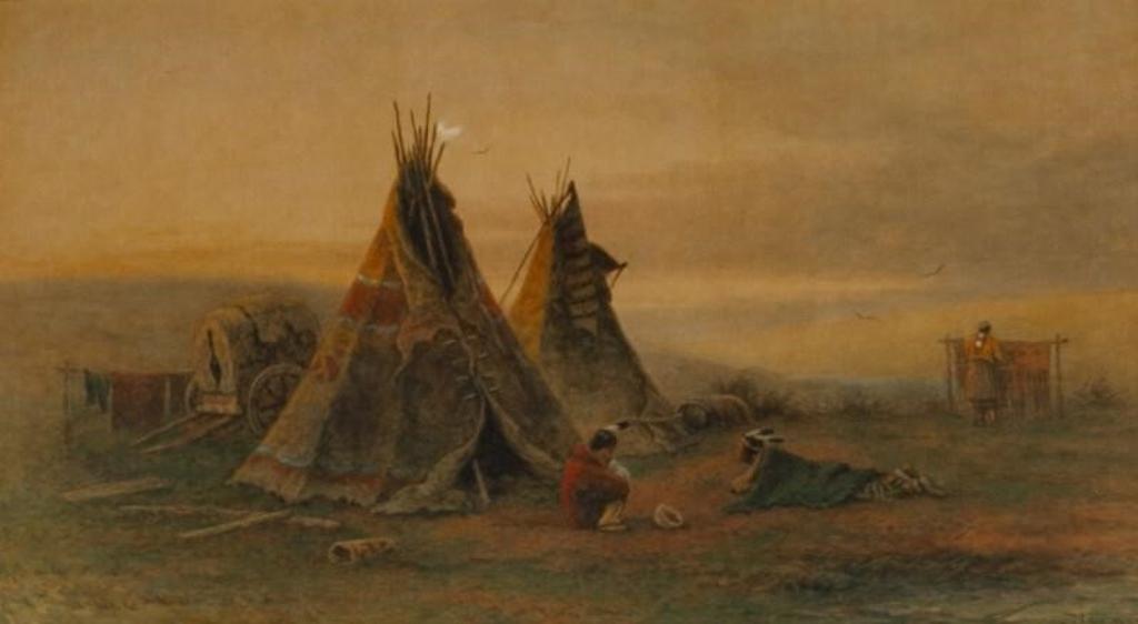 Frederick Arthur Verner (1836-1928) - Sioux Encampment (1904)