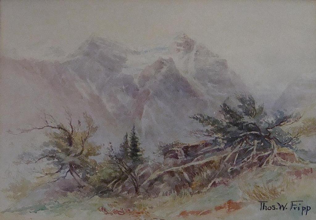Thomas William Fripp (1864-1931) - Untitled- Rocky Mountains