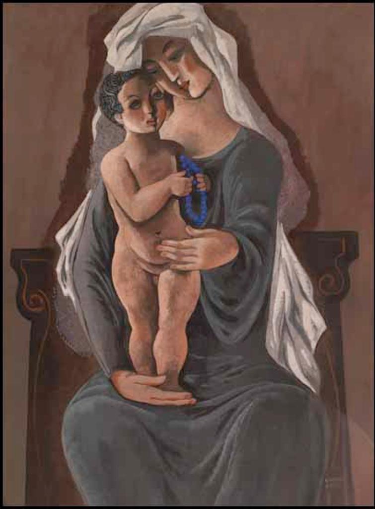 Bela Kadar (1877-1955) - Mother and Child