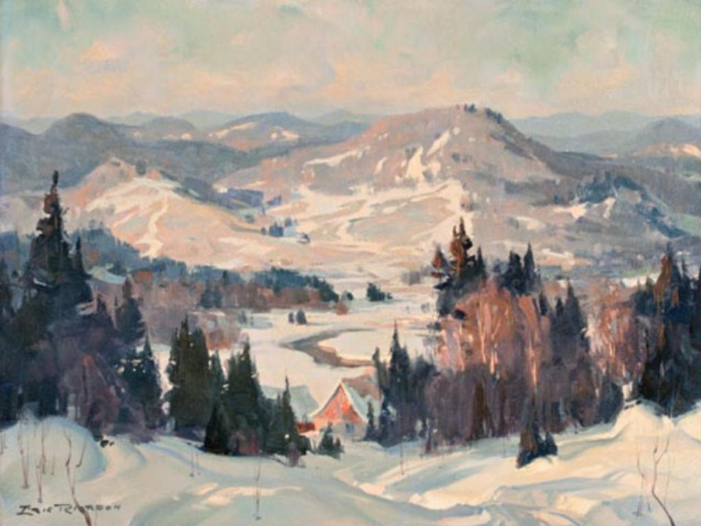 Eric J.B. Riordon (1906-1948) - Laurentian View, Winter