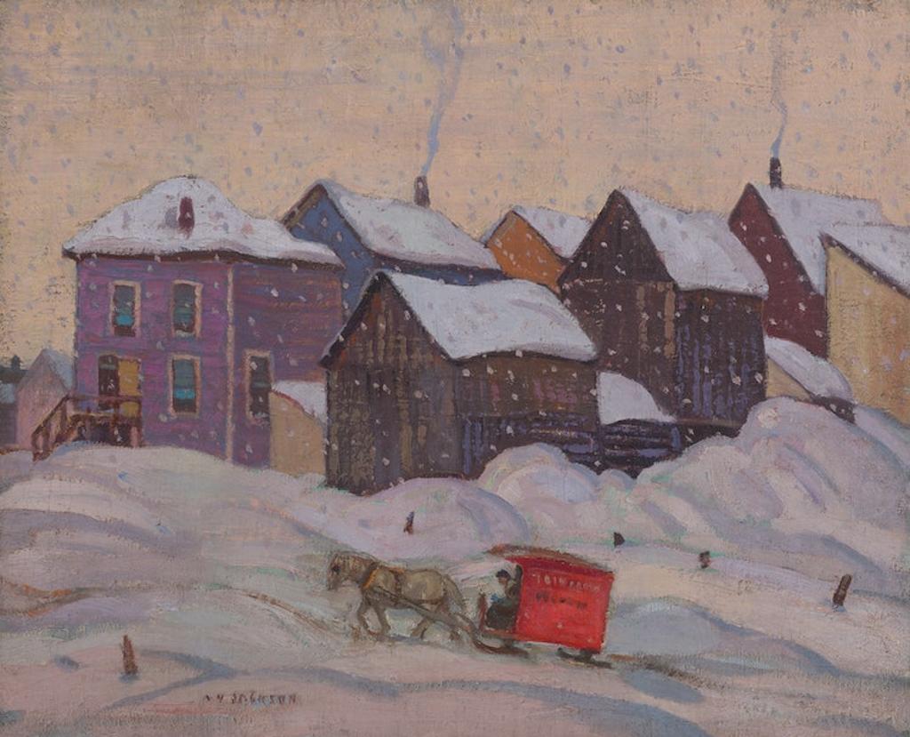 Alexander Young (A. Y.) Jackson (1882-1974) - Le Boulanger, Baie-Saint-Paul, circa 1925