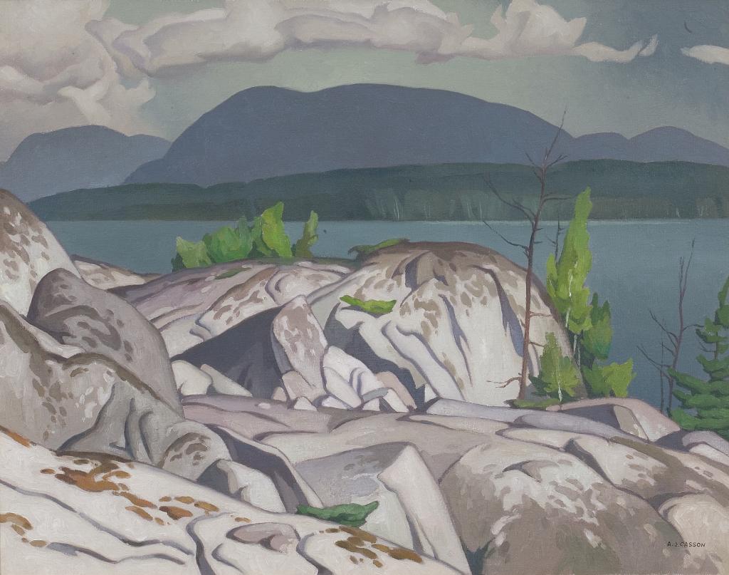 Alfred Joseph (A.J.) Casson (1898-1992) - The North Channel At Birch Island
